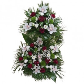 Two-tier funeral composition